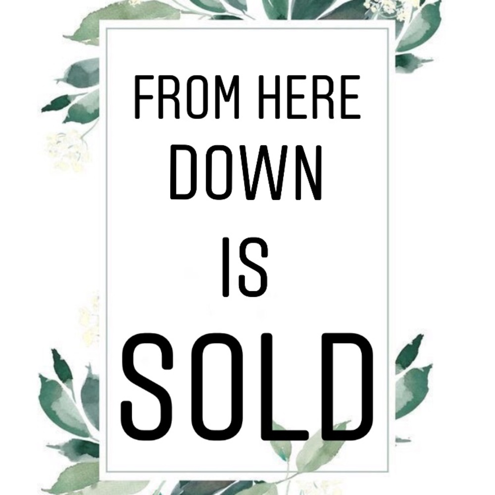 Everything below this is sold ❤️❤️ thanks!